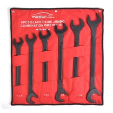 Portable 6 Pc Angle 1-38 In To 2 In Set Double End Over Size Wrench Set Portable 6 Pc Angle 1-38 In To 2 In Set Double End Over Size Wrench Set