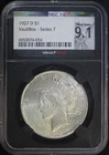 1927 D Peace Silver Dollar NGC MS61 Better Date Coin Vaultbox NGCX 9.1