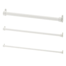 NEW IKEA PAX Komplement Steel Wardrobe Clothes Rail 50cm 75cm 100cm Sizes