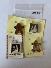 4 Mill Hill Buttons lot 36