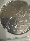 Silver 1 Oz 999 2021 T2 Eagle 1st Day Ngc Ms70 TopPop Michael Gaudioso Covid Yr — photo 7
