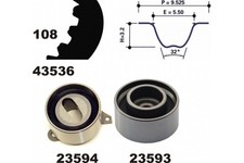 MAPCO Zahnriemensatz 23536 für 626 SPORTAGE MAZDA KIA 929 108 K00 SR2 SR1 GD 3