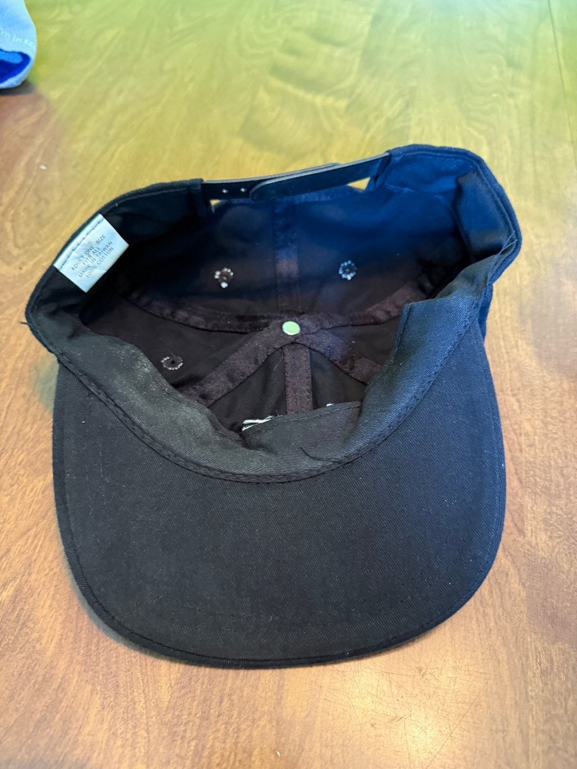 YOUR Basic HAT Dad Cap Adjustable Snapback Black … - image 6