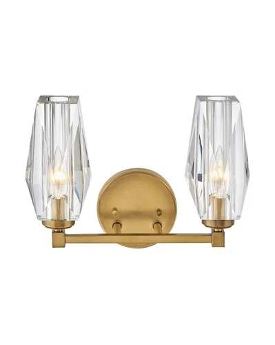 Hinkley Lighting 52482 Ana 2 Light 14"W Vanity Light - Brass - Picture 7 of 9