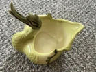 vintage Hull USA yellow and green swan planter