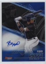 2021 Bowman's Best of Blue Refractor 57/150 Yiddi Cappe #B21-YC Auto 2f9