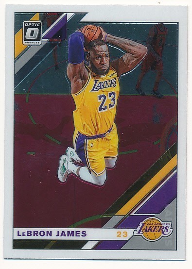 LEBRON JAMES 2019-20 DONRUSS OPTIC #60 LOS ANGELES LAKERS BASKETBALL MINT