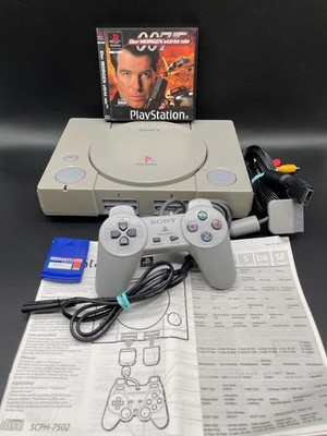 Sony Playstation 1 Konsole 7502 - PAL - tested / full working + Memory Card