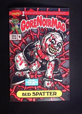 Gore Noir: Terrifier #1 Bud Splatter Garbage Pail GBK, 2025 McFarlane homage
