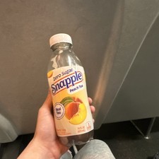 Snapple Zero Sugar Peach Tea 8 half oz Bottle...