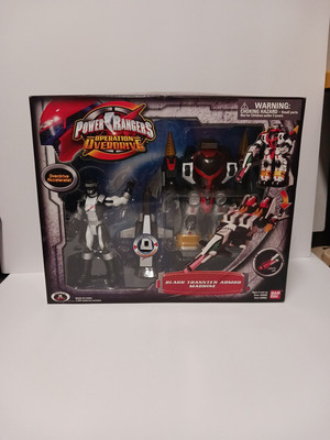 2006 Bandai Power Rangers Operation Overdrive Black Transtek Armor Machine w/box
