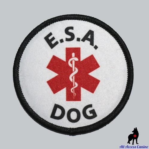 Service Dog - Therapy Dog - ESA Support Animal - Vest Patches ALL ACCESS CANINE™ - Picture 3 of 12