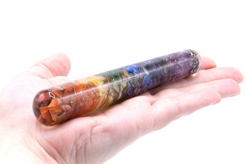 Orgonite Chackra and Copper Healing Wand 140 x 30 mm Orgonite - Picture 2 of 2