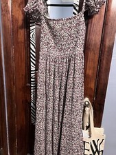 Urban Outfitters Floral Off Shoulder Maxi Dress