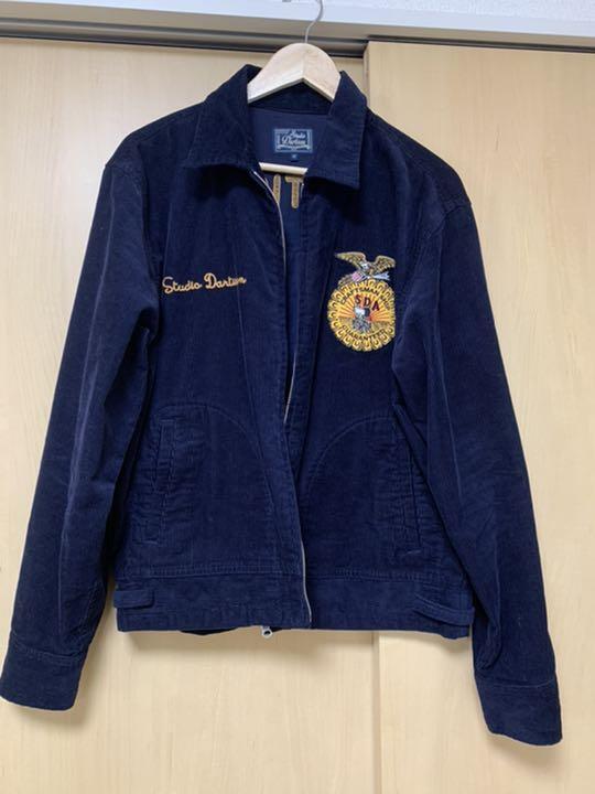 Studio D'Artisan Corduroy Jacket Navy Size 42 Used From Studio D'Artisan Corduroy Jacket Navy Size 42 Used From