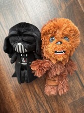 Star Wars Soft Chewbacca Darth Vader Plush Toys 2016 Lucasfilm Lot of 2