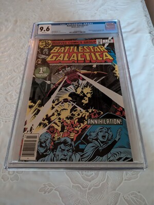 BATTLESTAR GALACTICA #1 CGC 9.6 WHITE PAGES 1979 MARVEL | eBay