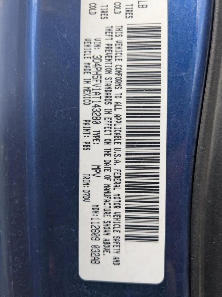 Used Rear Right Door Window Regulator Rear fits: 2010 Dodge Journey electric Rea - Image 2 of 4