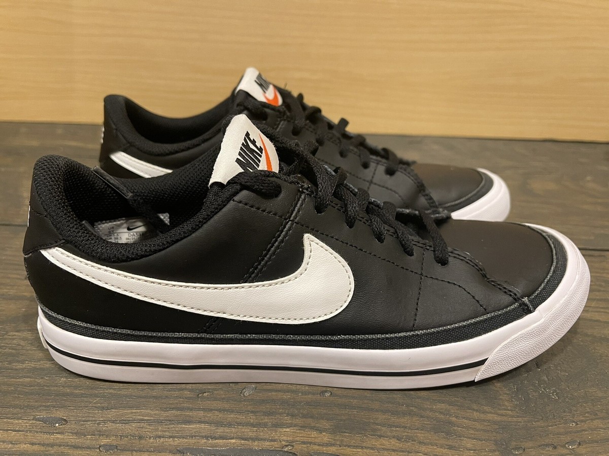 シューズ・サンダルその他 Nike Court Legacy Junior Shoes DA5380-126 Nike Boys Court Legacy DA5380-002 Black Casual Shoes