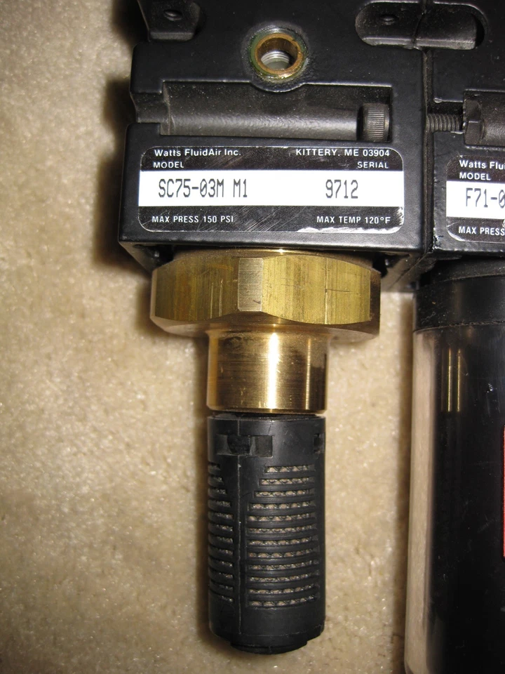 Watts SC75-03M M1 & F71-03WJ & F75-03WG & Series 2 CompAir Coil Regulator Filter - Image 2 of 4