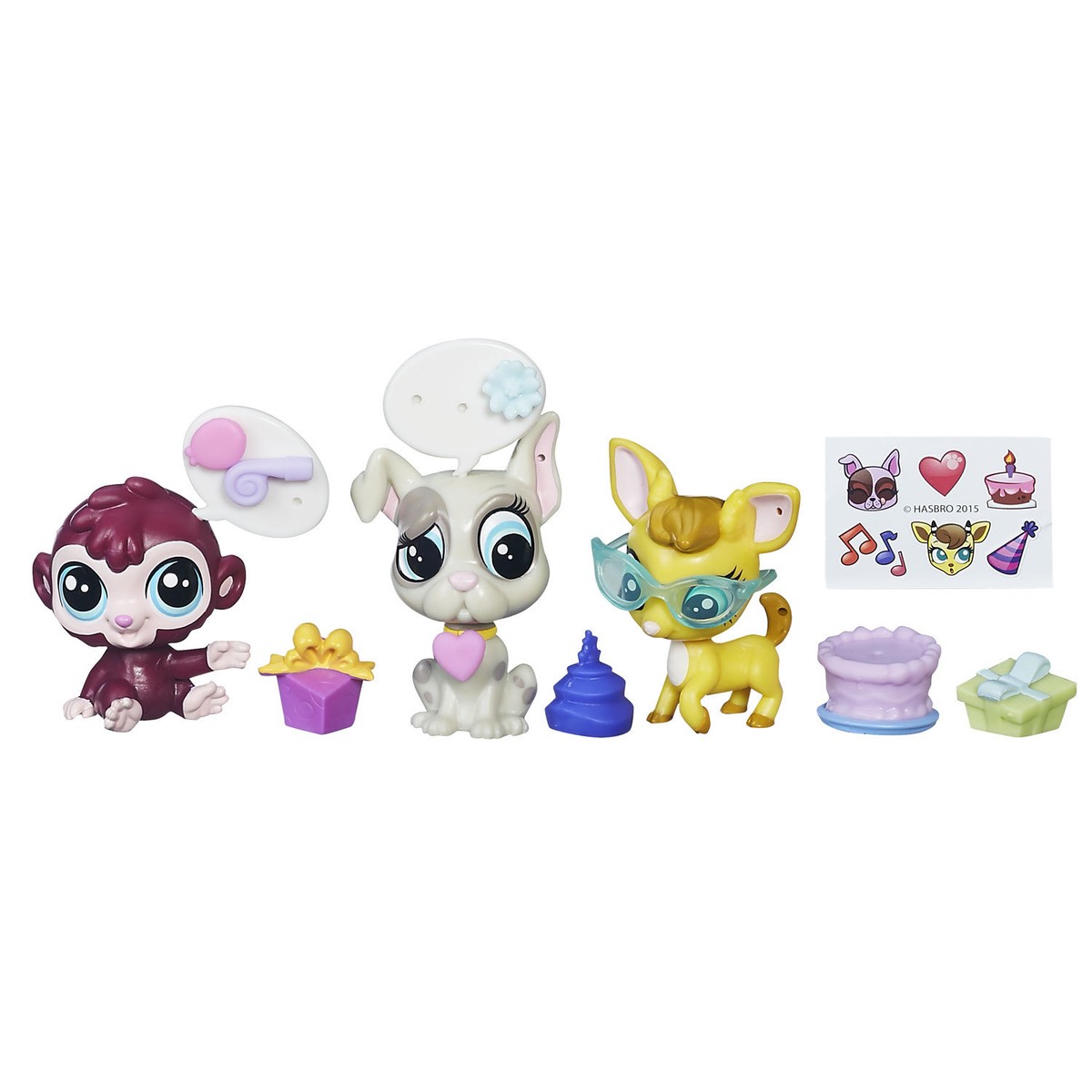 Littlest Pet Shop Park Party w/ Daino Wooferman, Aria Swiftbrook