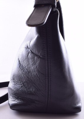 COACH 4130 Vintage McDougal Legacy Black Leather Small Bucket