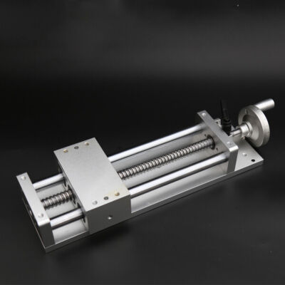 Manual Cross Sliding Table 200MM Linear Rail Slide Stage Actuator Table CNC Mill