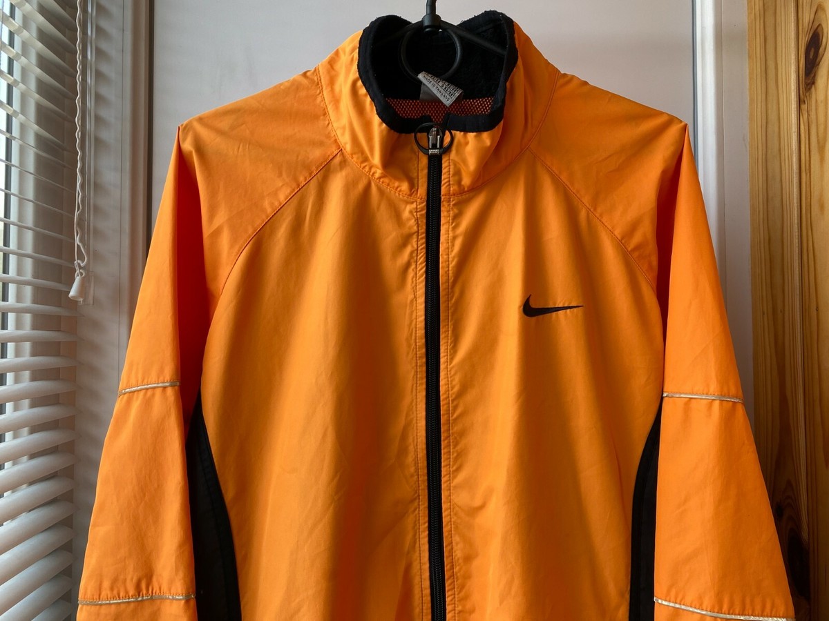 Vintage Nike Mens Windbreaker Nylon Full Zip Jacket Black Vintage Nike Mens Windbreaker Nylon Full Zip Jacket Black