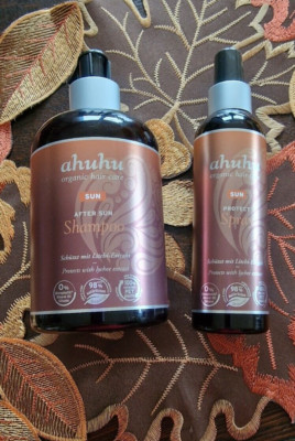 ahuhu organic hair care After Sun Shampoo 500ml + SUN PROTECT SPRAY 200ml