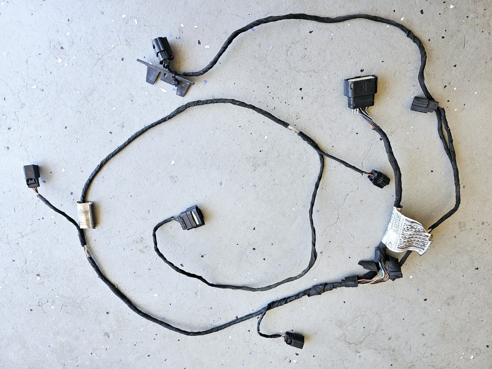 17-21 Maserati Ghibli Quattroporte Rear Parking Sensor PDC Wire Harness Plug OEM