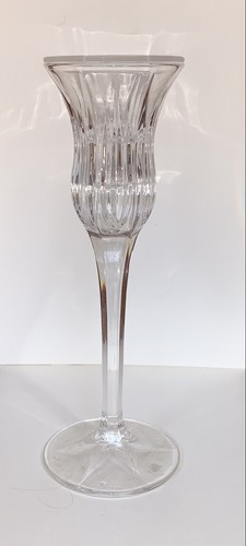 Mikasa Icicles Clear Cut Crystal Glass Single Candle Holder Candlestick - Picture 8 of 9