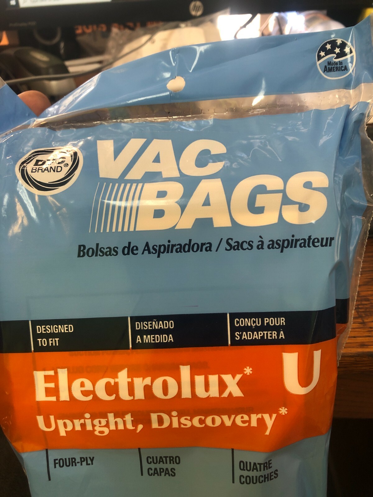 DVC Electrolux Upright Vacuum Cleaner Bag STYLE U 12 Bags 4Ply eBay