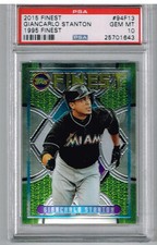 2015 Finest Giancarlo Stanton 1995 Finest PSA 10