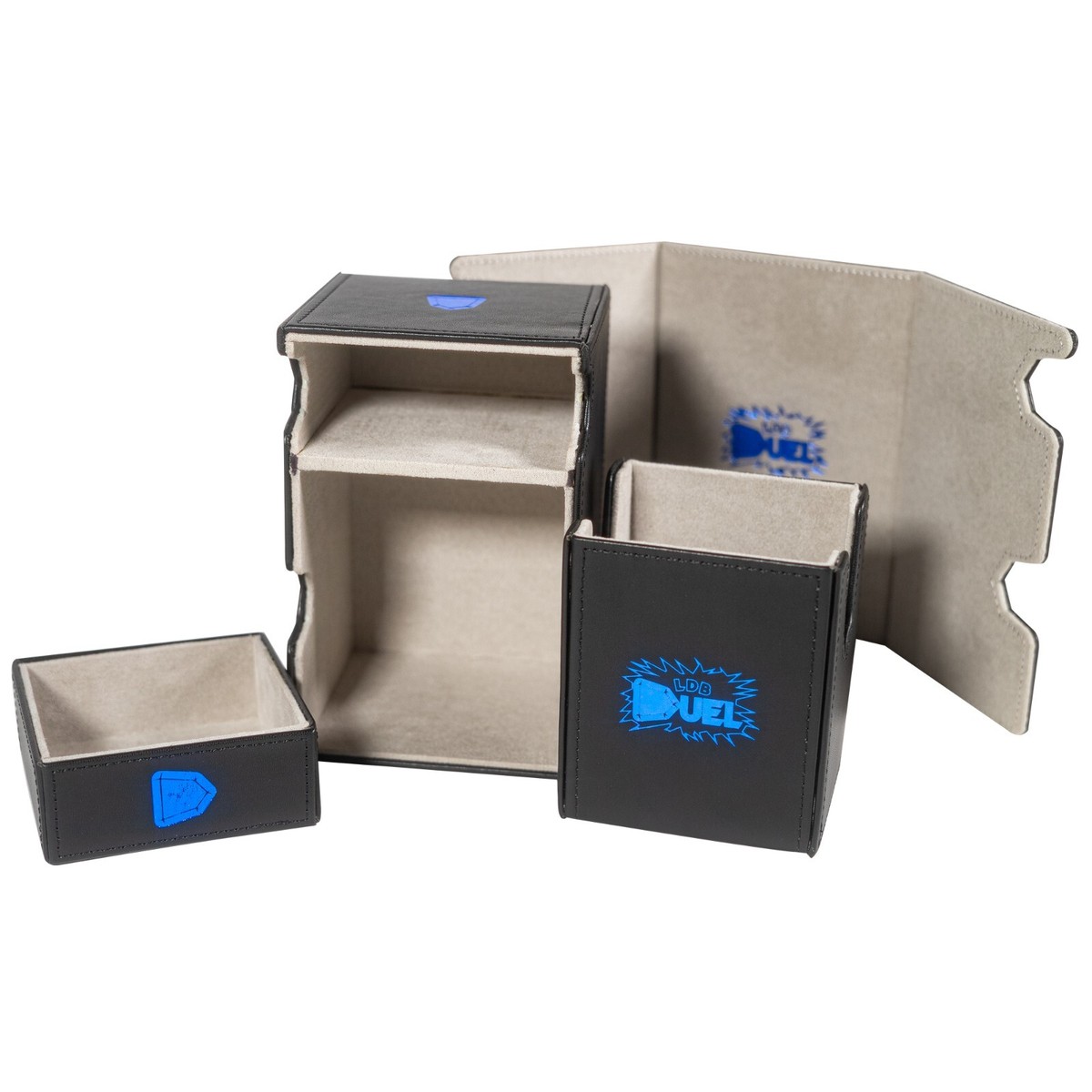 Ghostrick Monsters Deck Box - Holds 100 Double Sleeved Cards White
