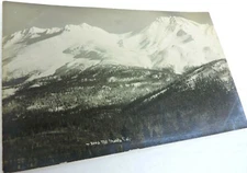 Mount Shasta California RPPC Vintage Postcard Unposted Unused Artura Mountain