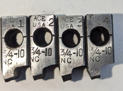 ACE HENRY HANSON PIPE THREAD CHASERS 3/4-10