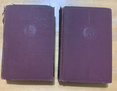 The Works Of Charles Dickens David Copperfield Vintage Hardcover Novel - 2 BOOKS