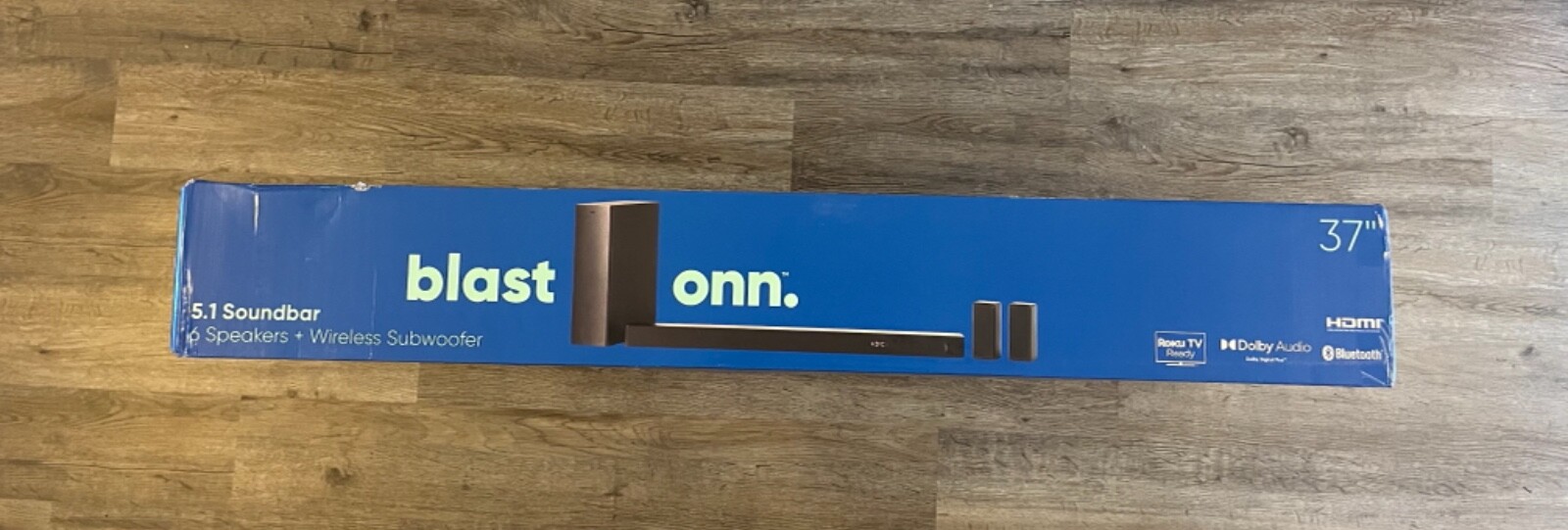 onn Blast 5.1 soundbar 6 speakers 1 wireless subwoofer&nbsp;