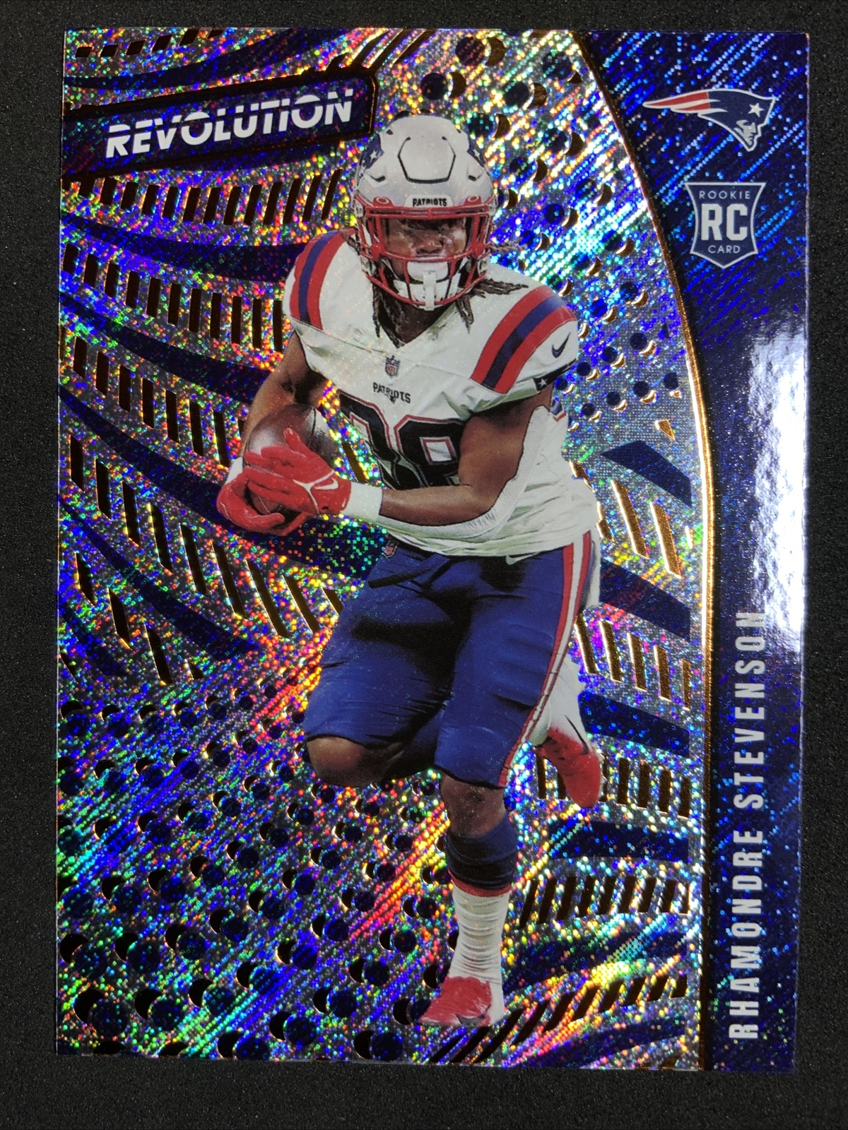 2021 Chronicles Rhamondre Stevenson Revolution Rapture RC #REV-11 Patriots