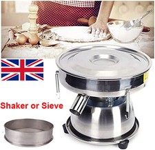 220V Electric Sieve Vibrating Sieve Powder Shaker Flour Sifter Machine / Mesh