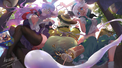 Anime touhou myon konpaku youmu reisen udongein inaba Playmat Game Mat Desk