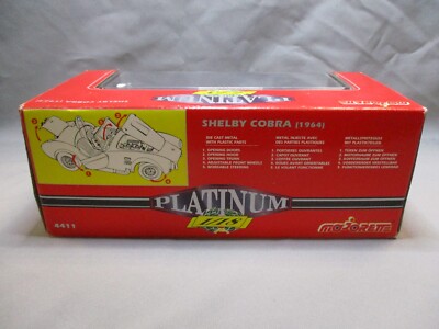 Majorette Platinum Shelby Cobra 427 S/C 1964 Bleu - Miniature 1:18 Occasion