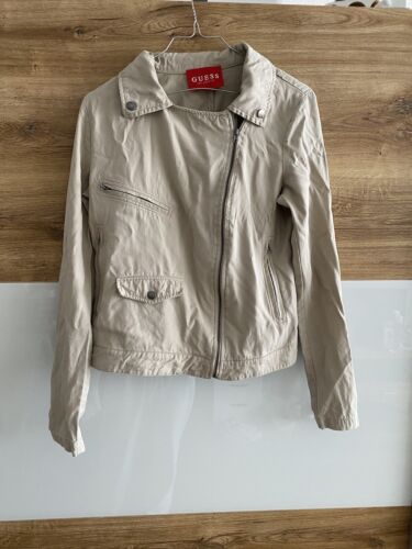 Guess leichte Jacke beige Creme neu Steppjacke S 36 Übergangsjacke