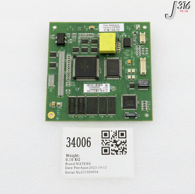 34006 WATERS PCB ASSY 210000333