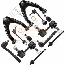 12Pcs Front Upper Control Arm Ball Joint Tie Rod Kit Fits 1997-2001 Honda CR-V