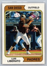 2023 Topps Heritage - #168 Luis Liberato (RC)