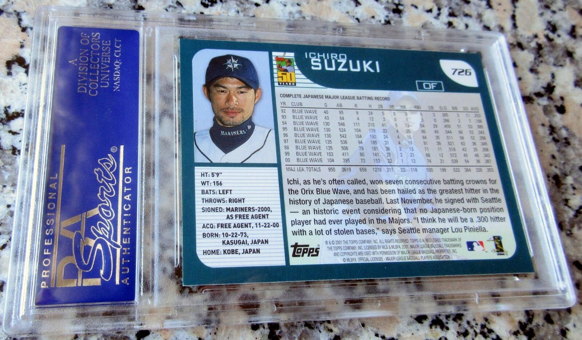 2001 Topps - Ichiro Suzuki #726 Gold /2001 (RC) for sale online | eBay