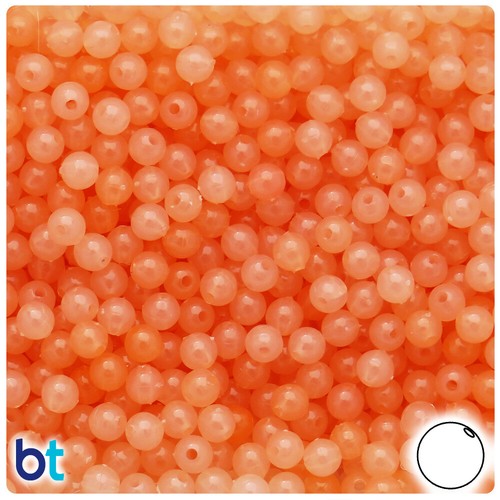 Cuentas artesanales de plástico redondo transparente BeadTin de 6 mm (500 piezas) - elección de color - Imagen 31 de 41