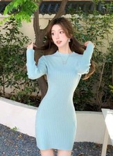 Women's New socialite temperament knitting Slim fit Package buttocks short dress