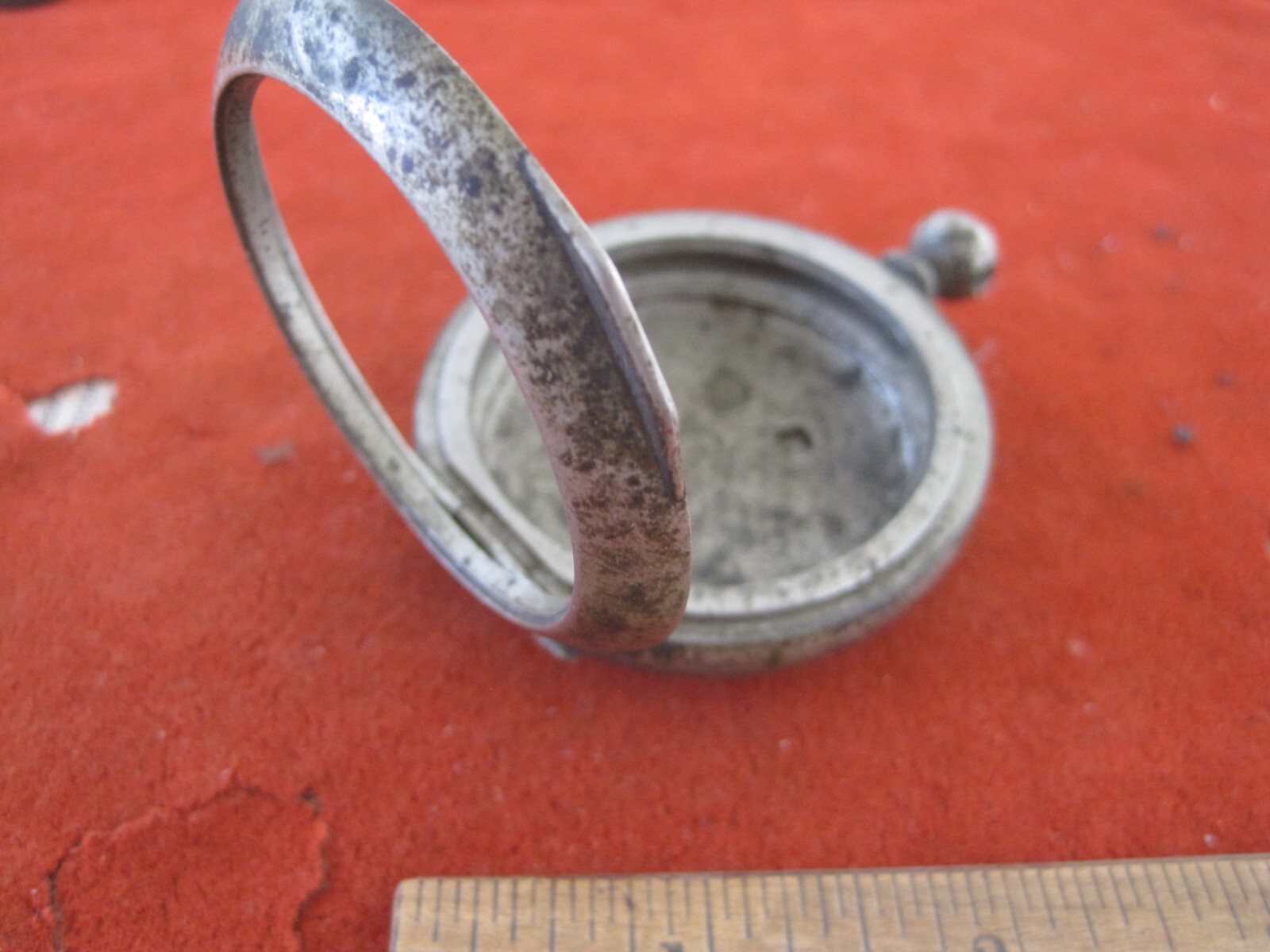 CIVIL WAR RELIC KEY WIND POCKET WATCH CASE DUG FREDERICKSBURG 1950s eBay